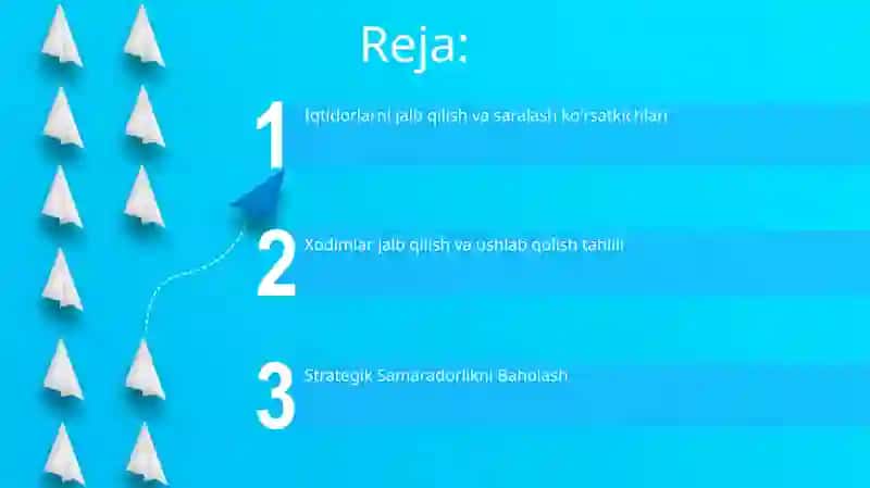 Banklarda inson resurslari faoliyatini baholashning joriy uslublari 2