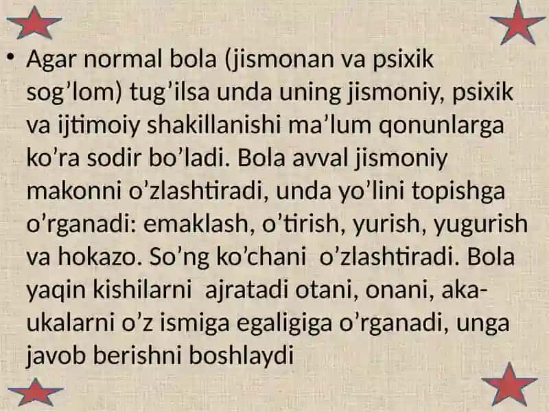 Bolaning sotsium davayasi 2
