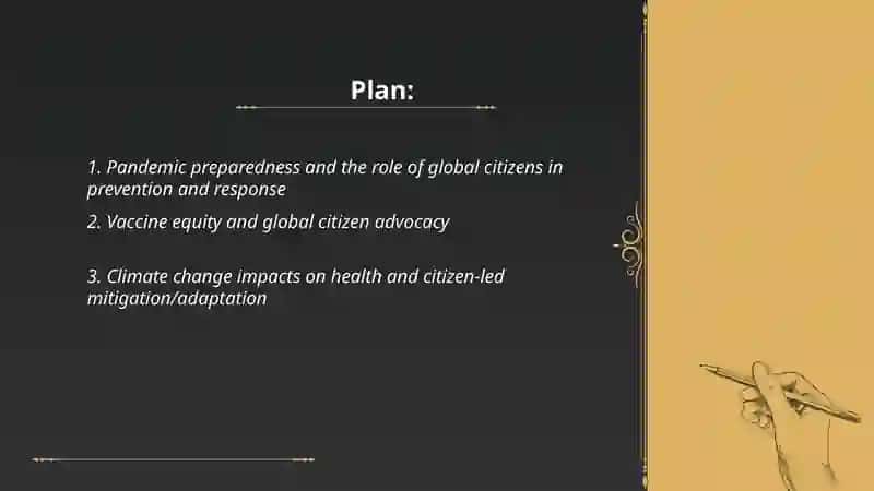 Global health challenges and the role of global ctizens 2