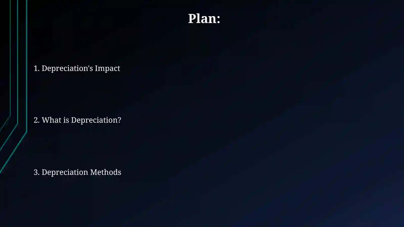 Depreciation's Impact 2