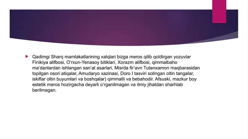 Antik dunyo estetiksi 2