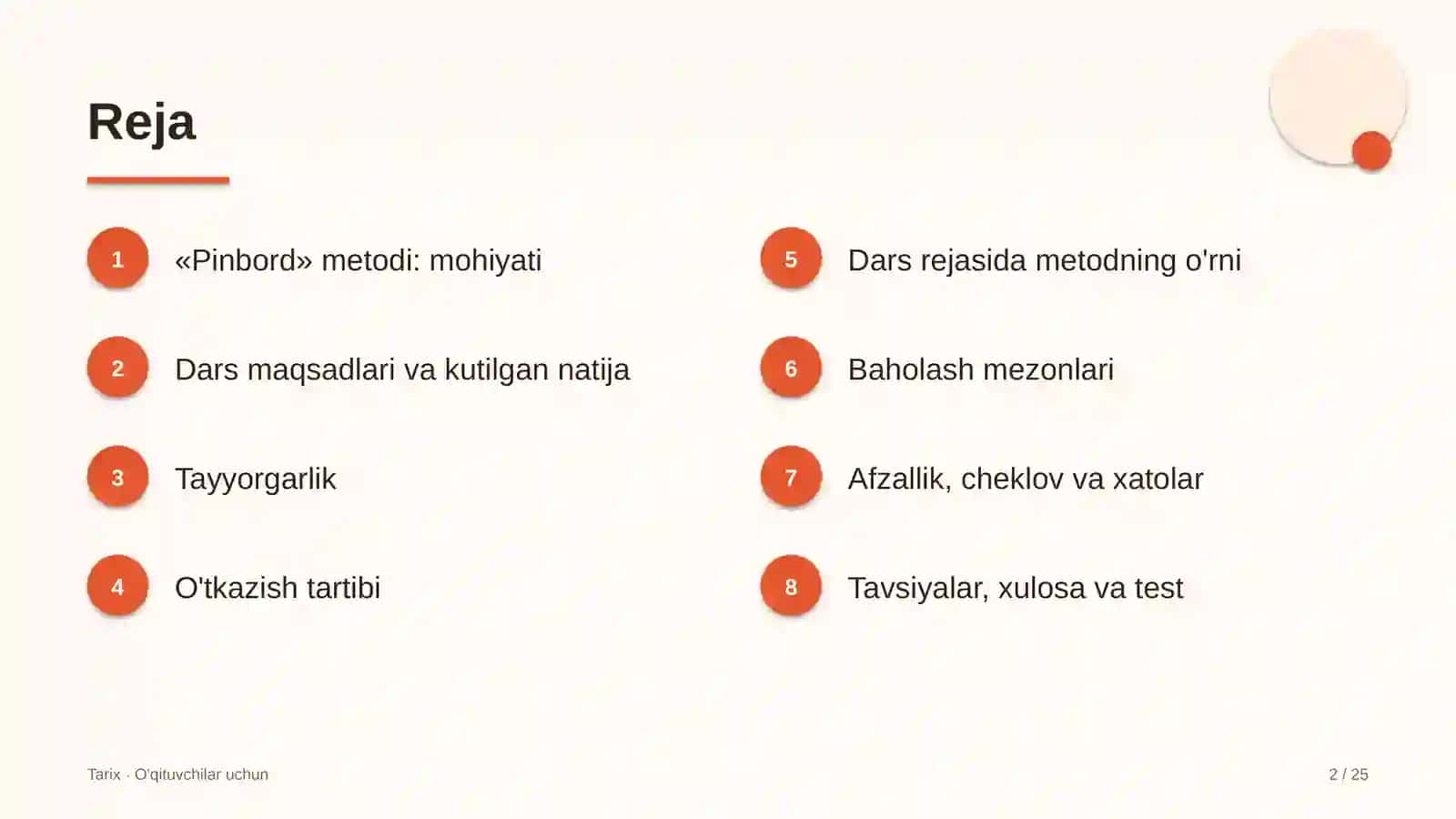 tarix darslarida pinbord metodidan foydalanish 3264 2