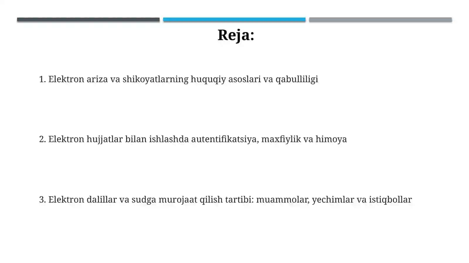 Elektron ariza va murojaatlarning huquqiy maqomi 2