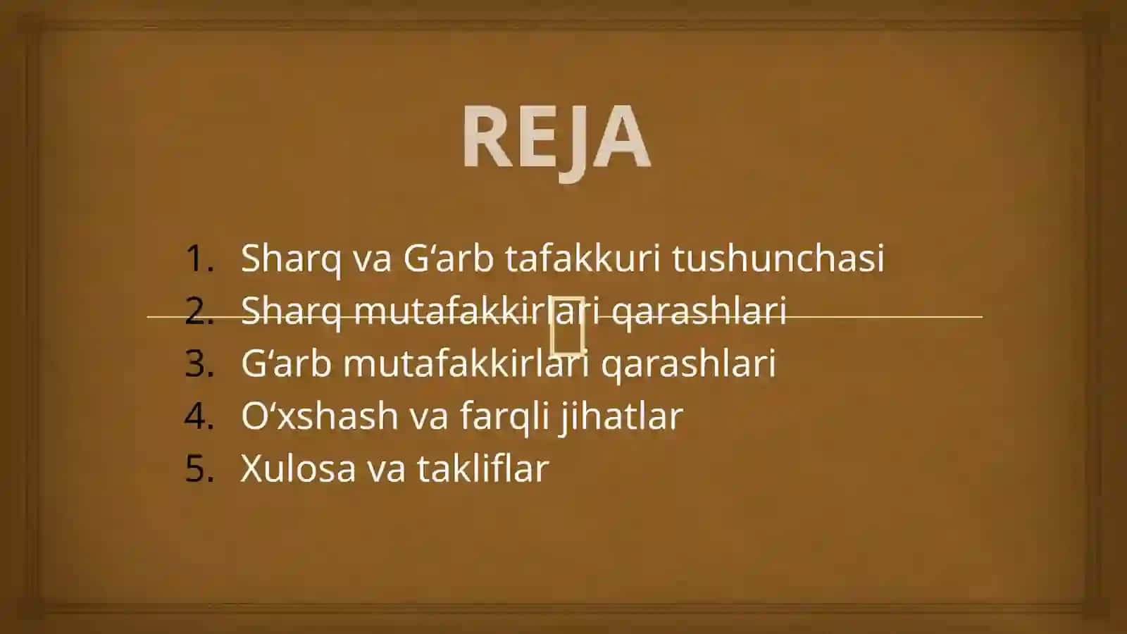 Sharq va G‘arb mutafakkirlari qarashlarini qiyosiy tahlil qilish 2