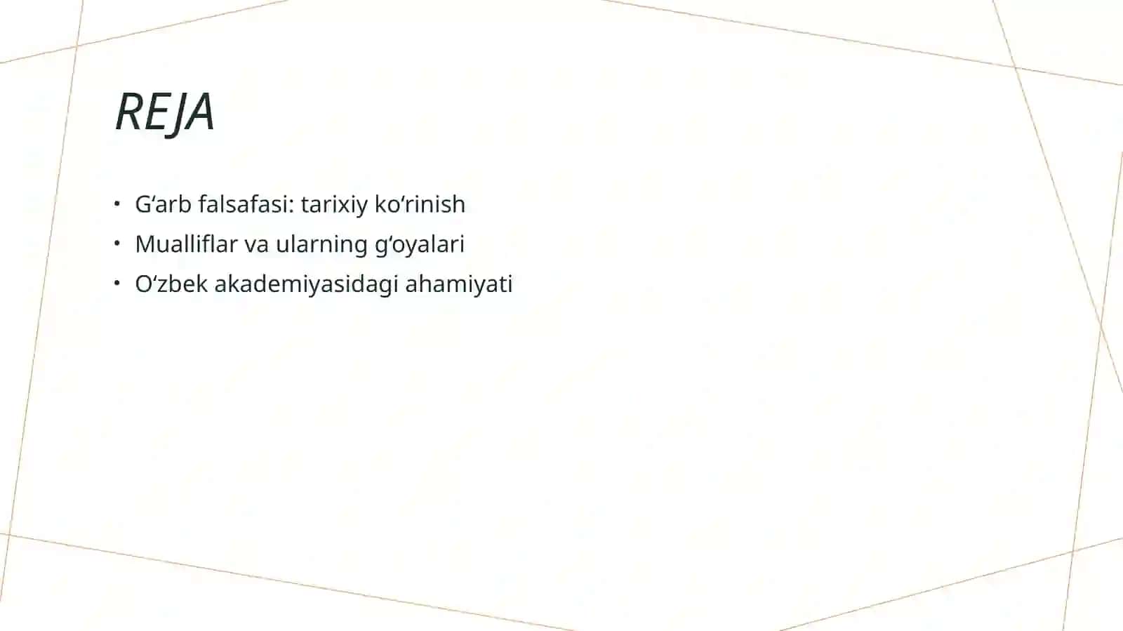 G‘arb falsafasi mutafakkirlari 2