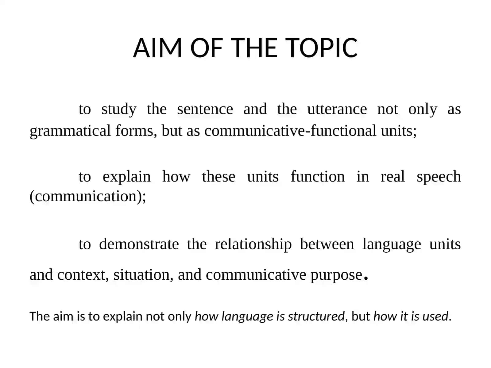 Sentence and Utterance in Functional Grammar 2
