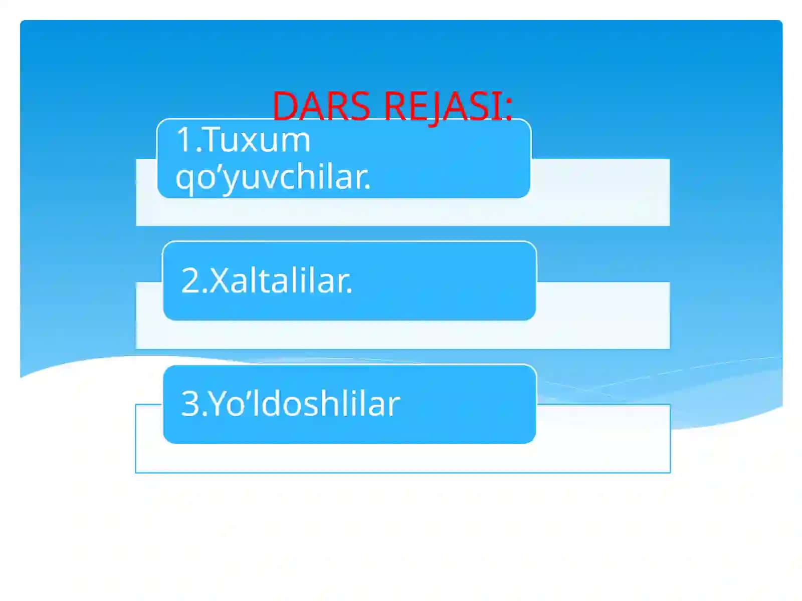 Sutemizuvchilarning xilma-xilligi: tuxum  qo’yuvchilar, xaltalilar, yo’ldoshlilar 2