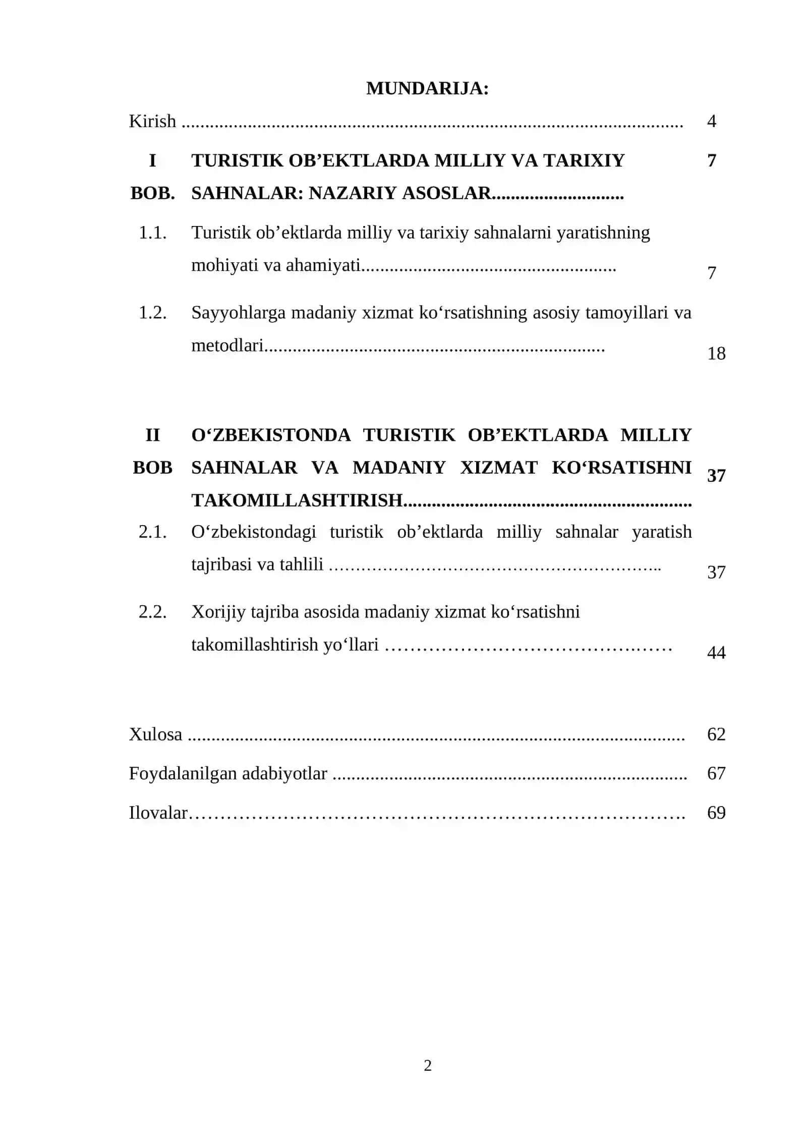 Turistik Оbektlаrdа Milliy Vа Tаrixiy Sаhnаlаr: Milliy Sаhnаlаr Yаrаtish Vа Sаyyоhlаrgа Mаdаniy Xizmаt KОʻrsаtish 2