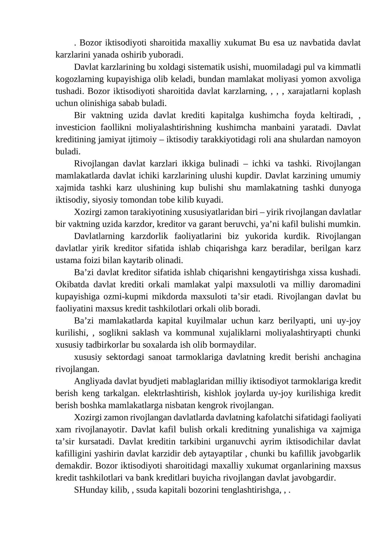 Davlat krеditi 2