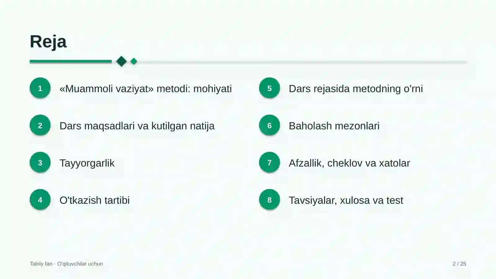 tabiiy fan darslarida muammoli vaziyat metodidan foydalanish 2613 2