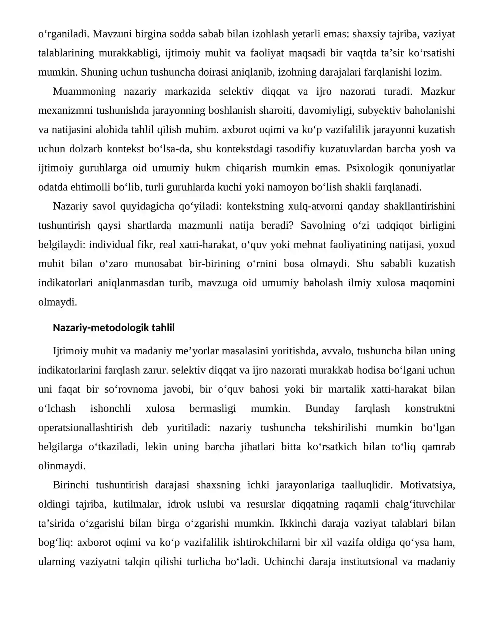 Diqqatning raqamli chalg‘ituvchilar ta’sirida o‘zgarishi — ijtimoiy-madaniy omillari 2