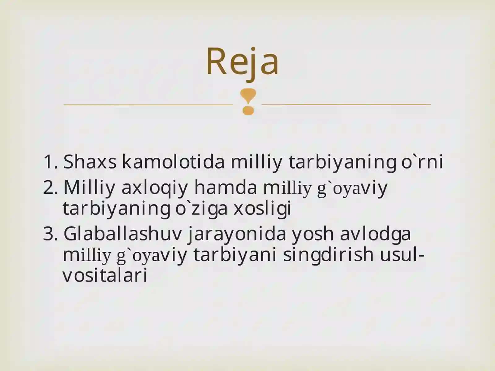 Kamolotida milliy tarbiya 2