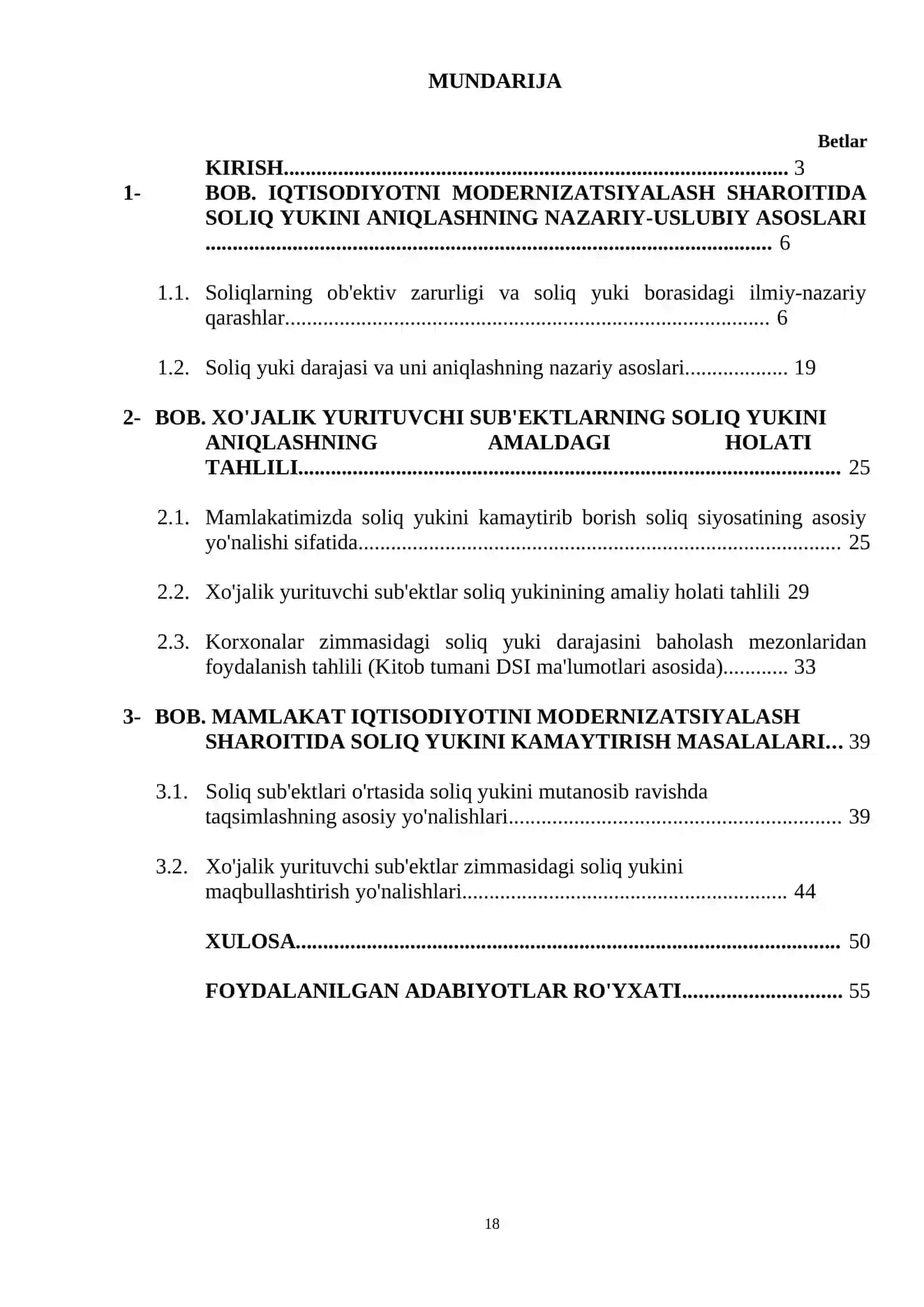 Soliq yuki va uning o'zgarishi oqibatlari 2