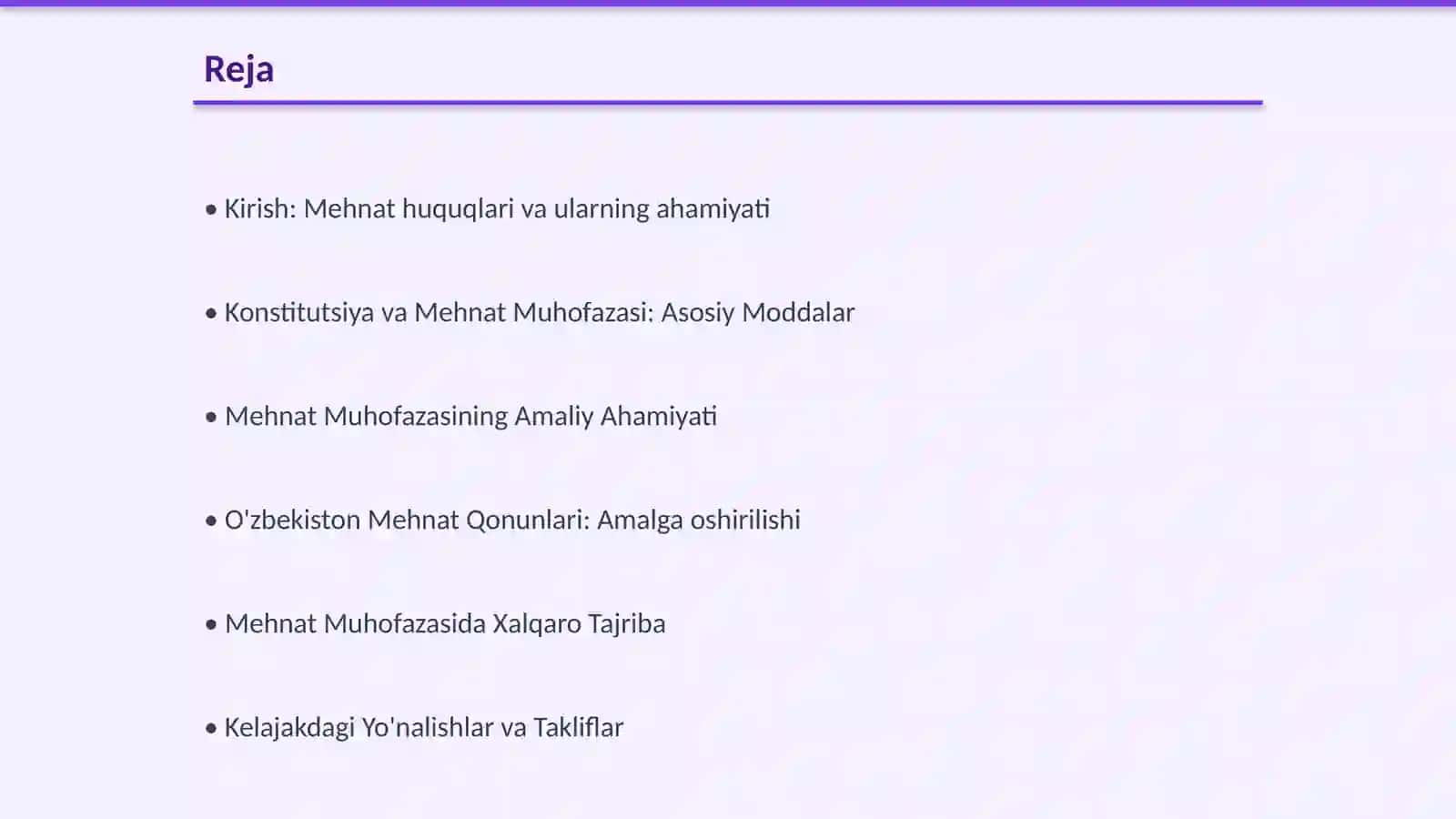 O'zbekiston Respublikasi Konstitutsiyasining Mehnat Muhofazasiga Doir Moddalarning Ahamiyati 2