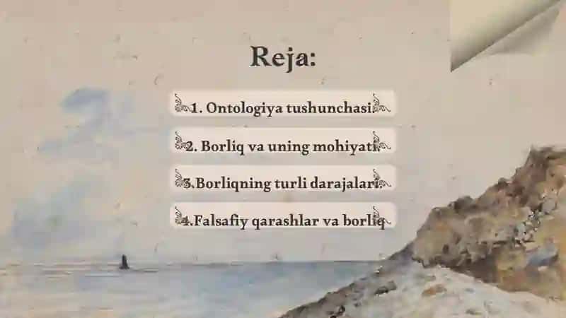 Borliq falsafasi 2