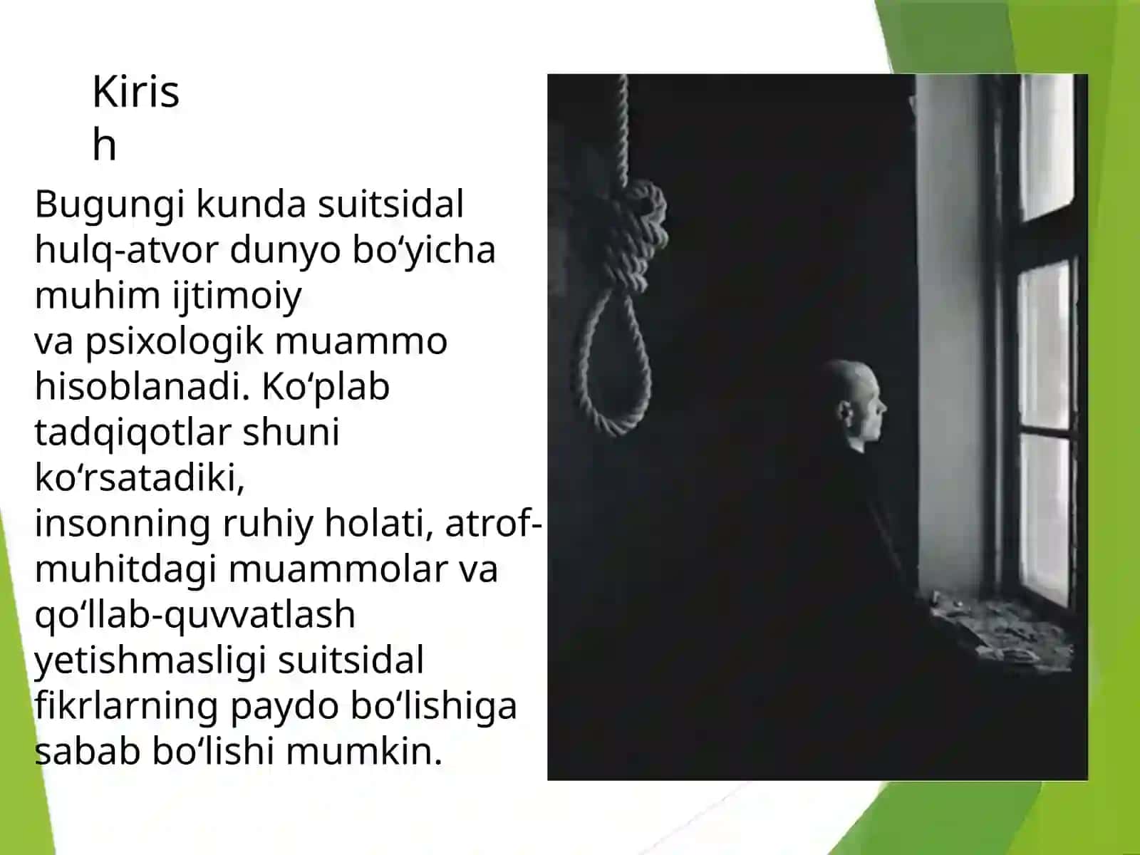 Suitsidal xulq-atvor 2