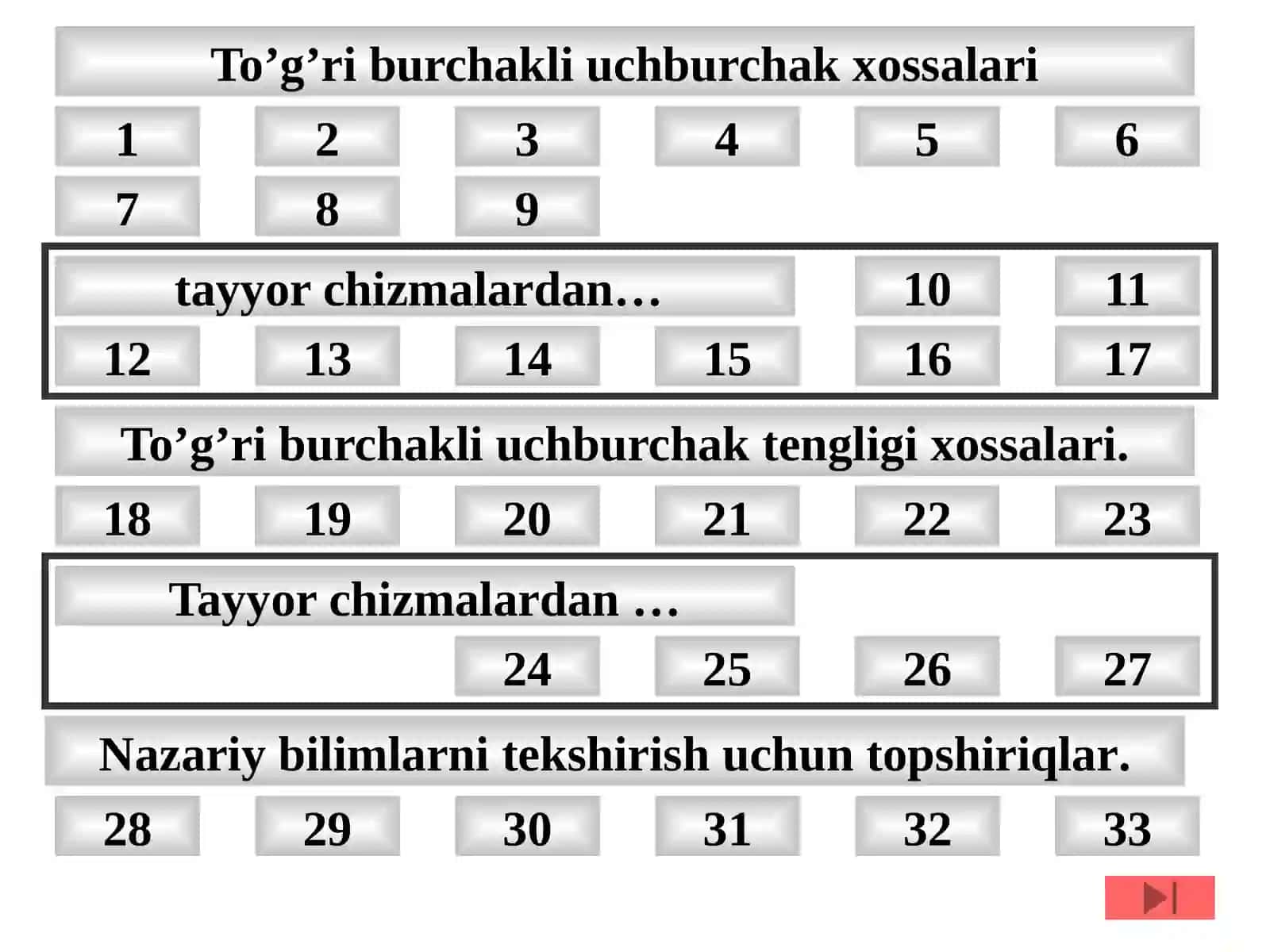 Uchburchak tashqiburchagi xossasi 2