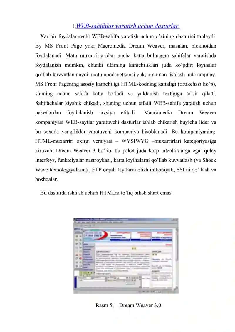 CSS yordamida web sahifalar hosil qilish. 2