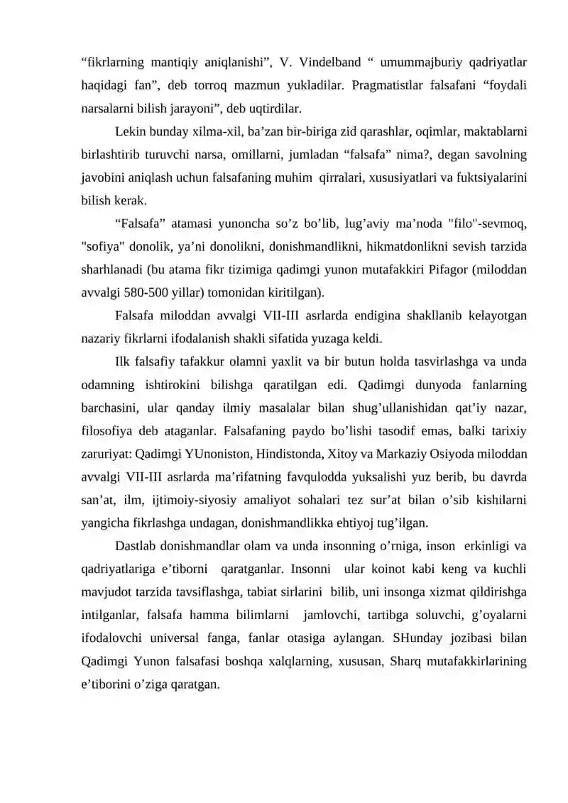 Falsafa 2