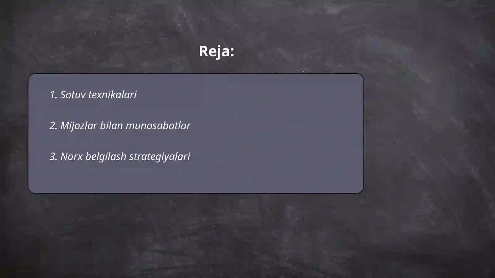 Sotuv texnikalari 2