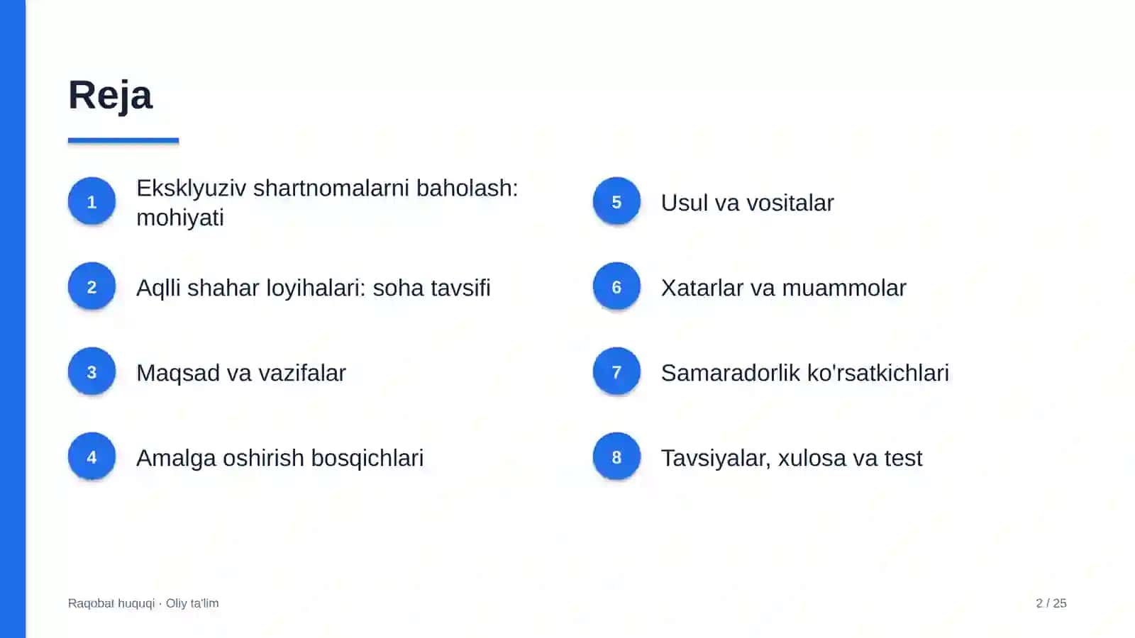 aqlli shahar loyihalarida eksklyuziv shartnomalarni raqobat nuqtai nazaridan baholash 7102 2