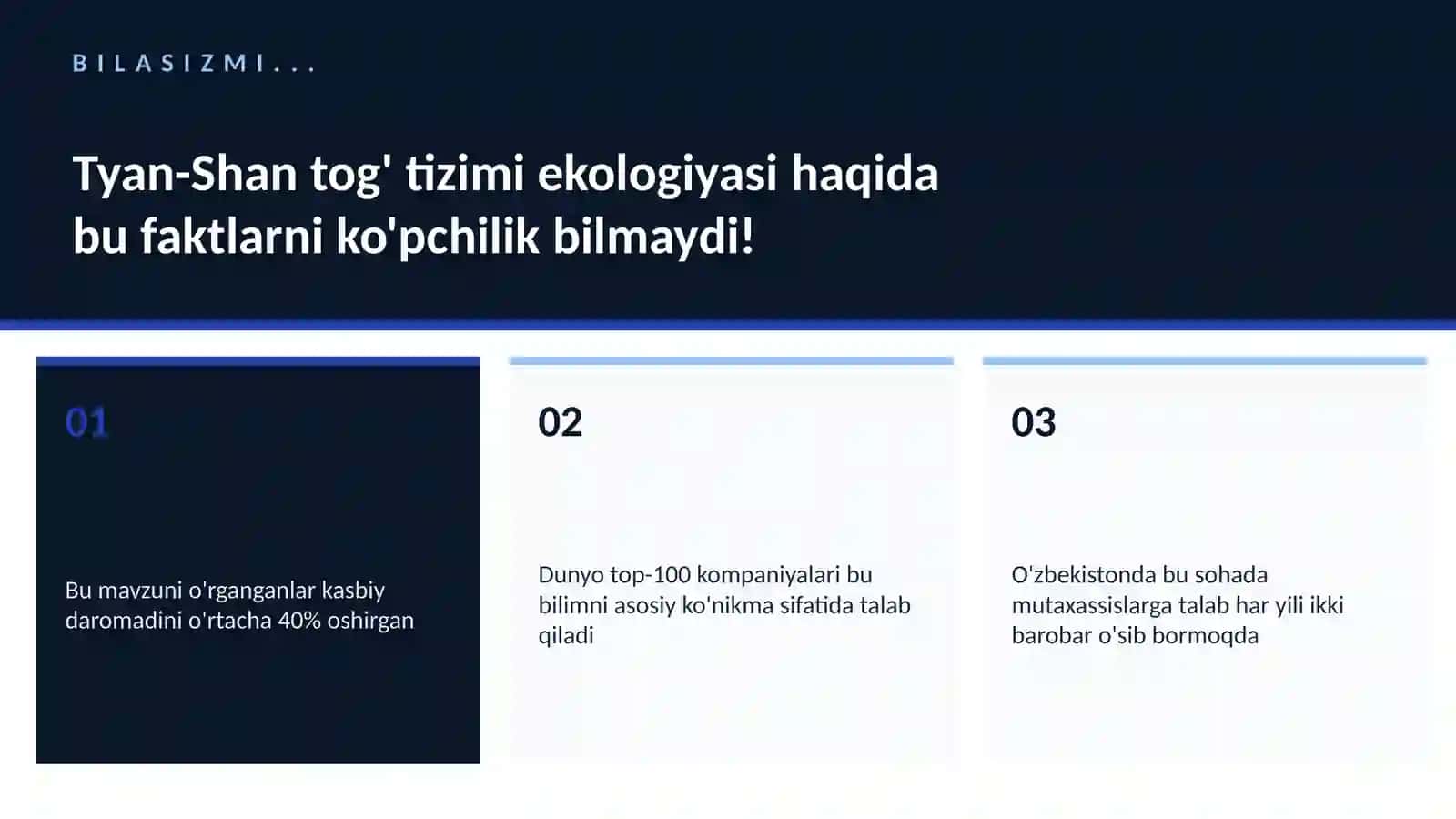 Tyan-Shan tog' tizimi ekologiyasi 2