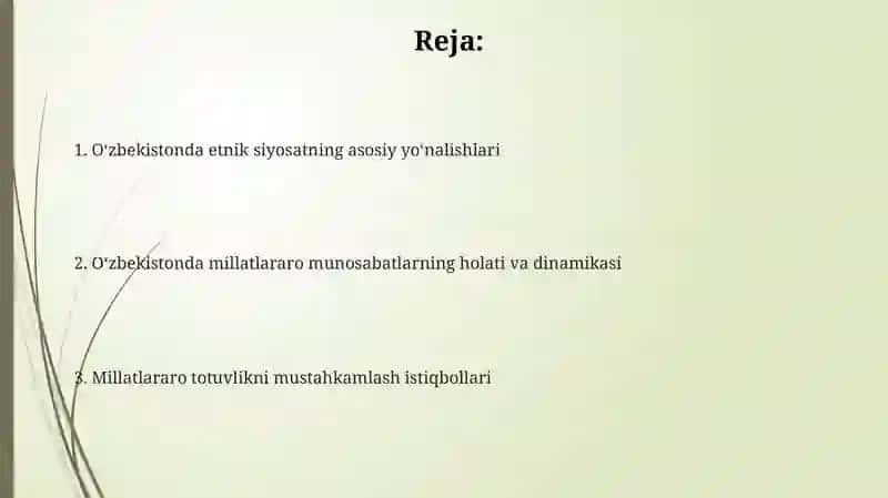 O'zbekistondaetniksiyosatvamillatlararomunosabatlar 2