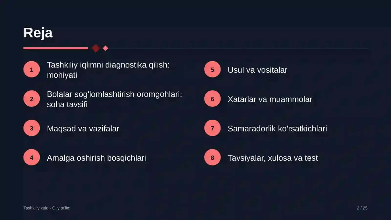 bolalar sog'lomlashtirish oromgohlarida tashkiliy iqlimni diagnostika qilish 6180 2