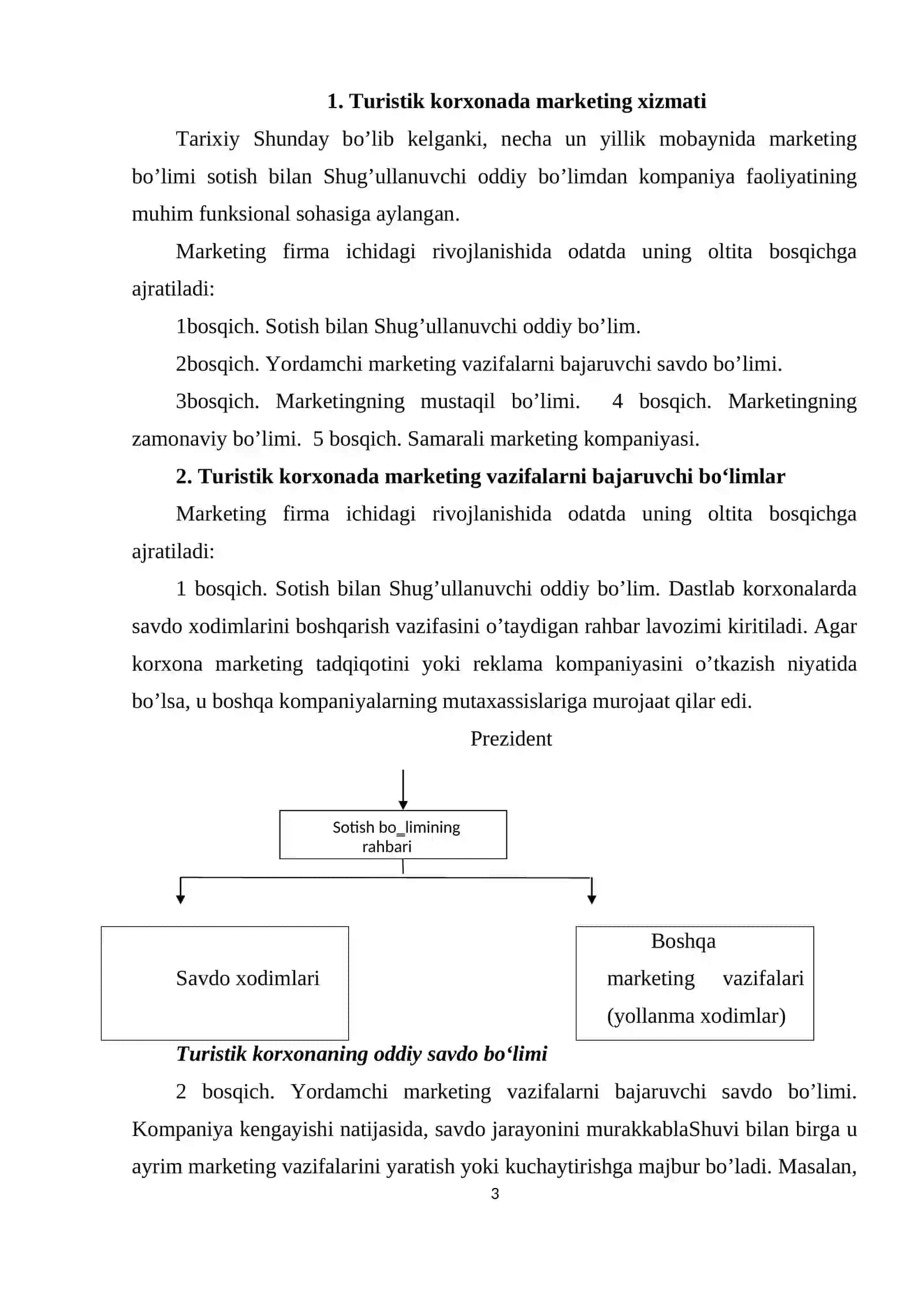TURIZMDA MARKETING XIZMATINI TASHKIL ETISH 2