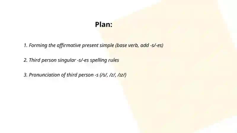 Present simple 2