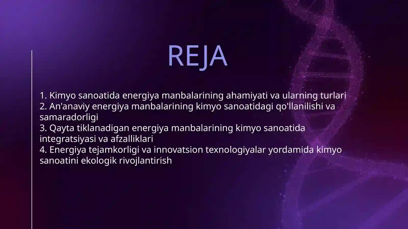KIMYO SANOATIDA ENERGIYA MANBALARI 2