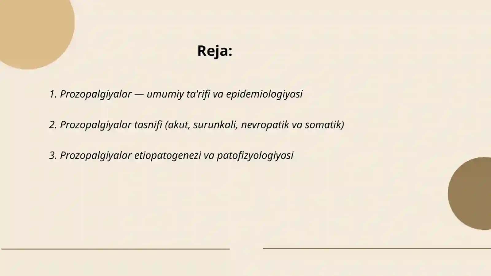 Prozopalgiyalar 2