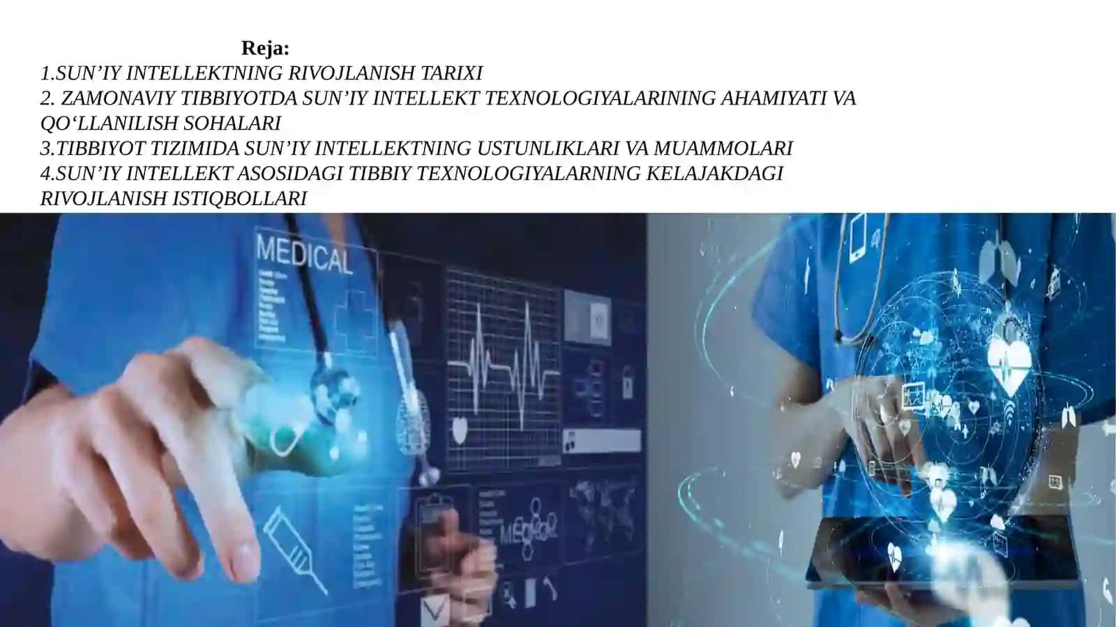 Tibbiyotdasun’iyintellekt:Fikrlaydiganmashinalarvaonglirobotlarningrivojlanishistiqbollari 2