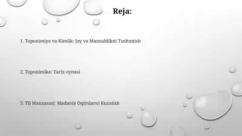 Toponimika: Tarix oynasi 2