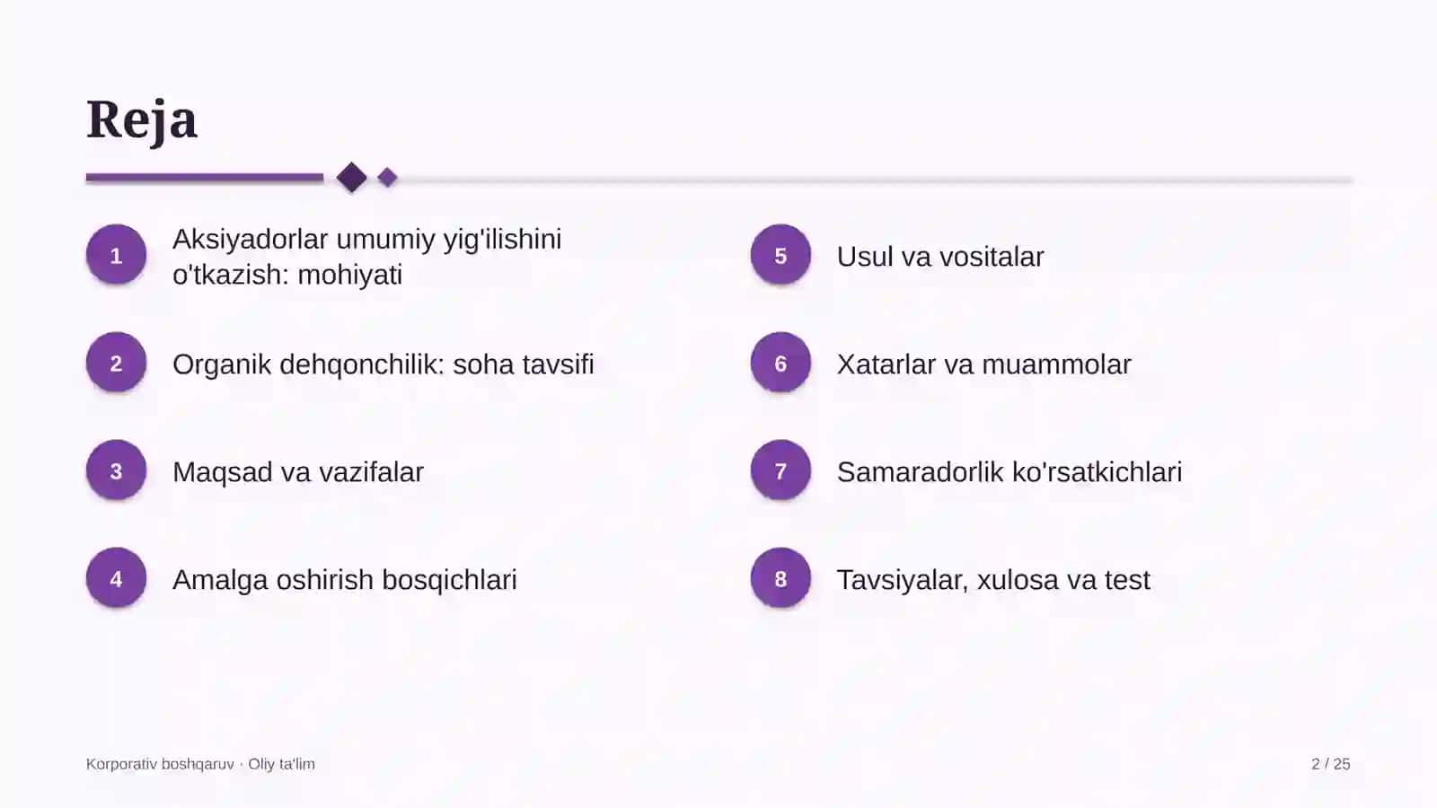 organik dehqonchilikda aksiyadorlar umumiy yig'ilishini o'tkazish 2601 2