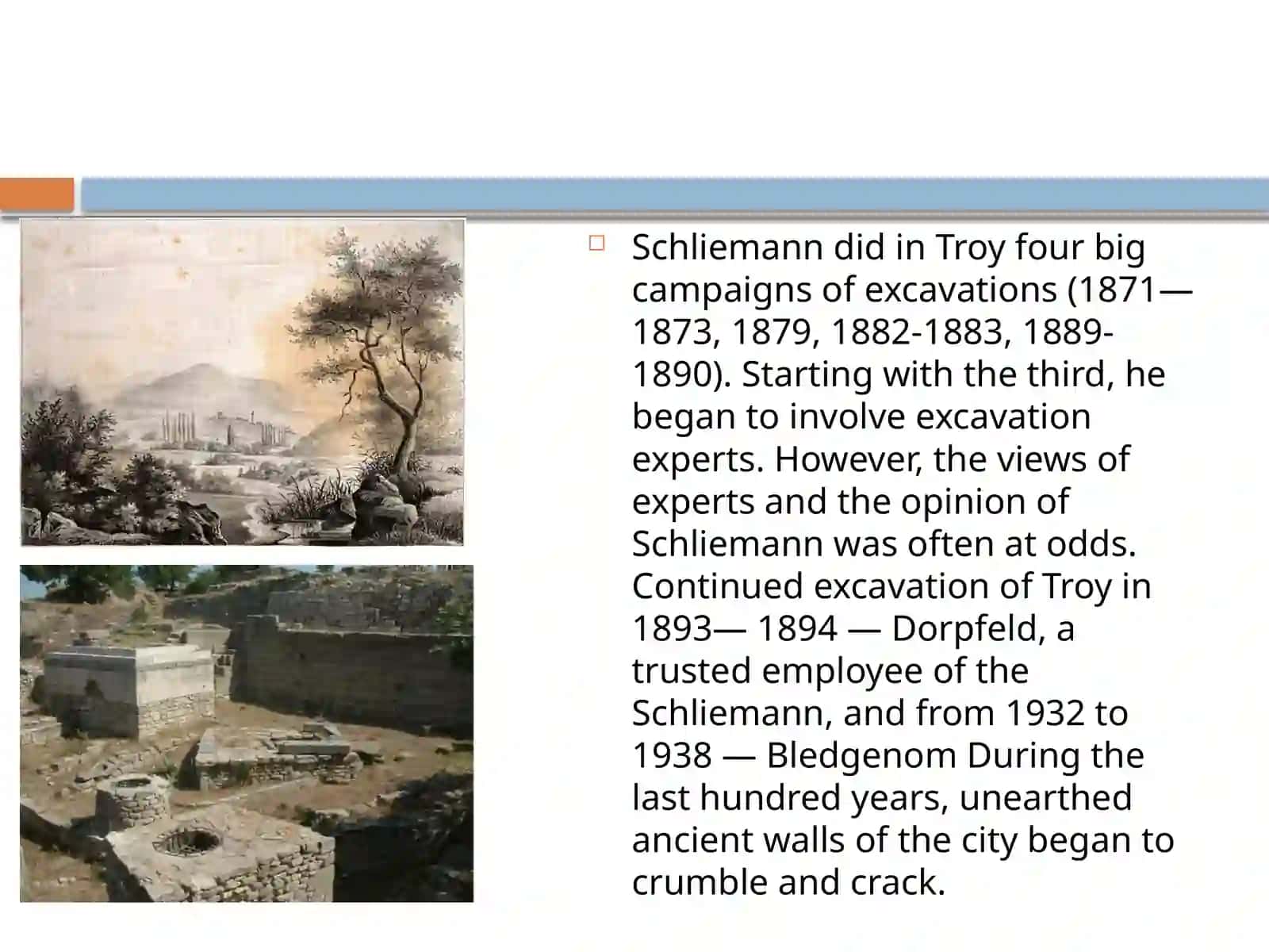 Excavations in Troya 2