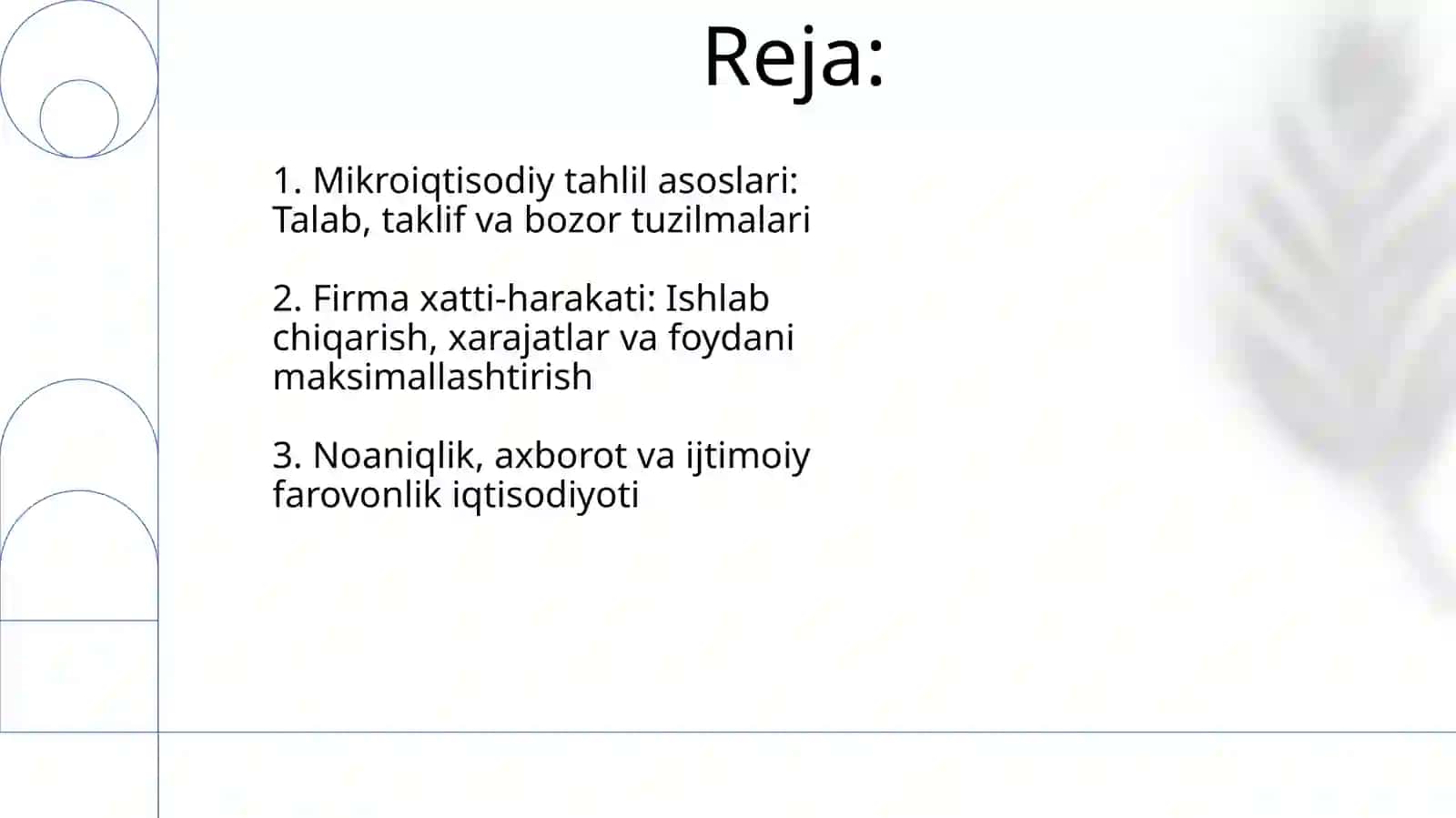 Mikro darajadagi iqtisodiy tahlilning o‘ziga xosxusiyatlari 2