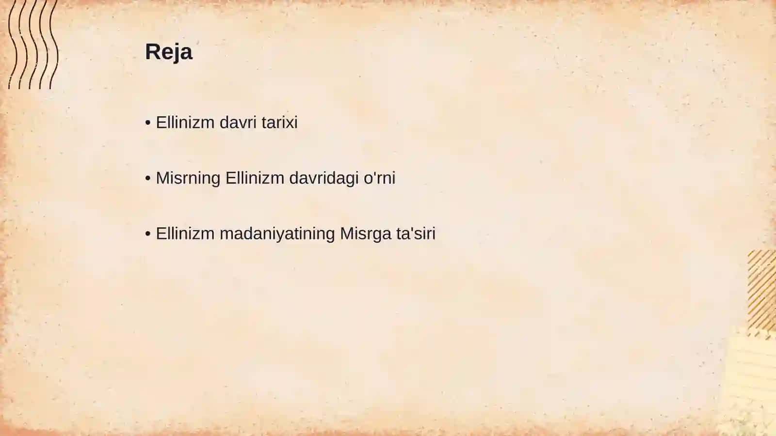 Ellinizm davlatlari.Misr 2