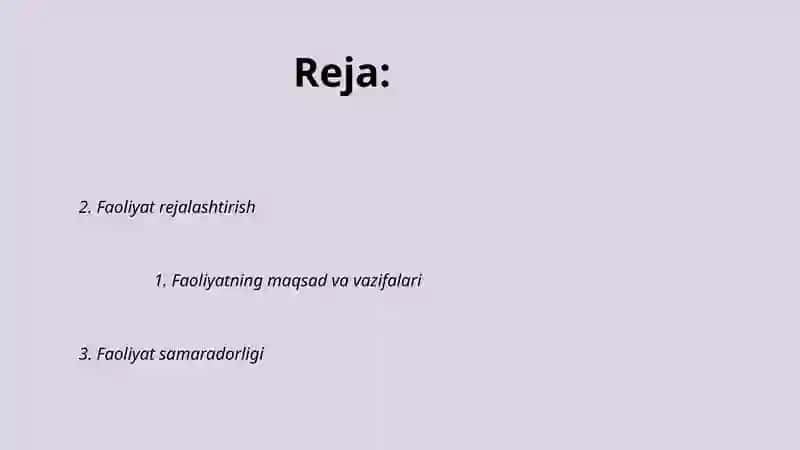 Faoliyat va uning turlari 2