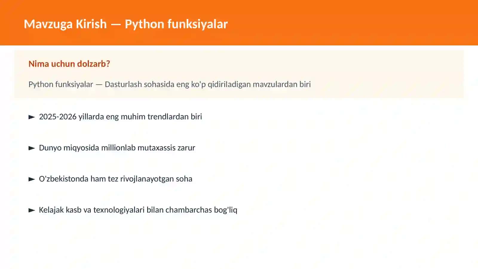 Python funksiyalar 2