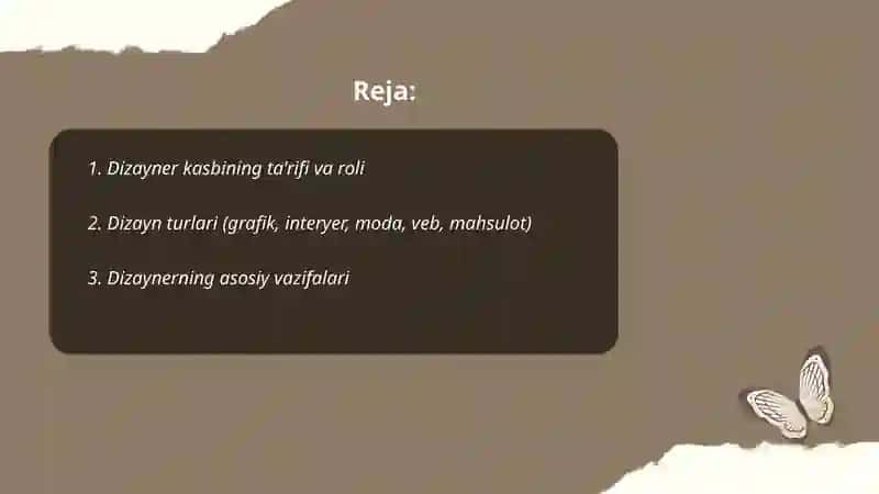 Dizayner kasbi 2