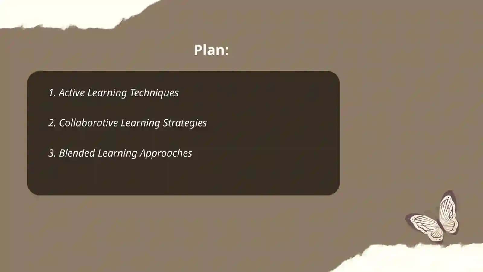 Different methods of learning 2