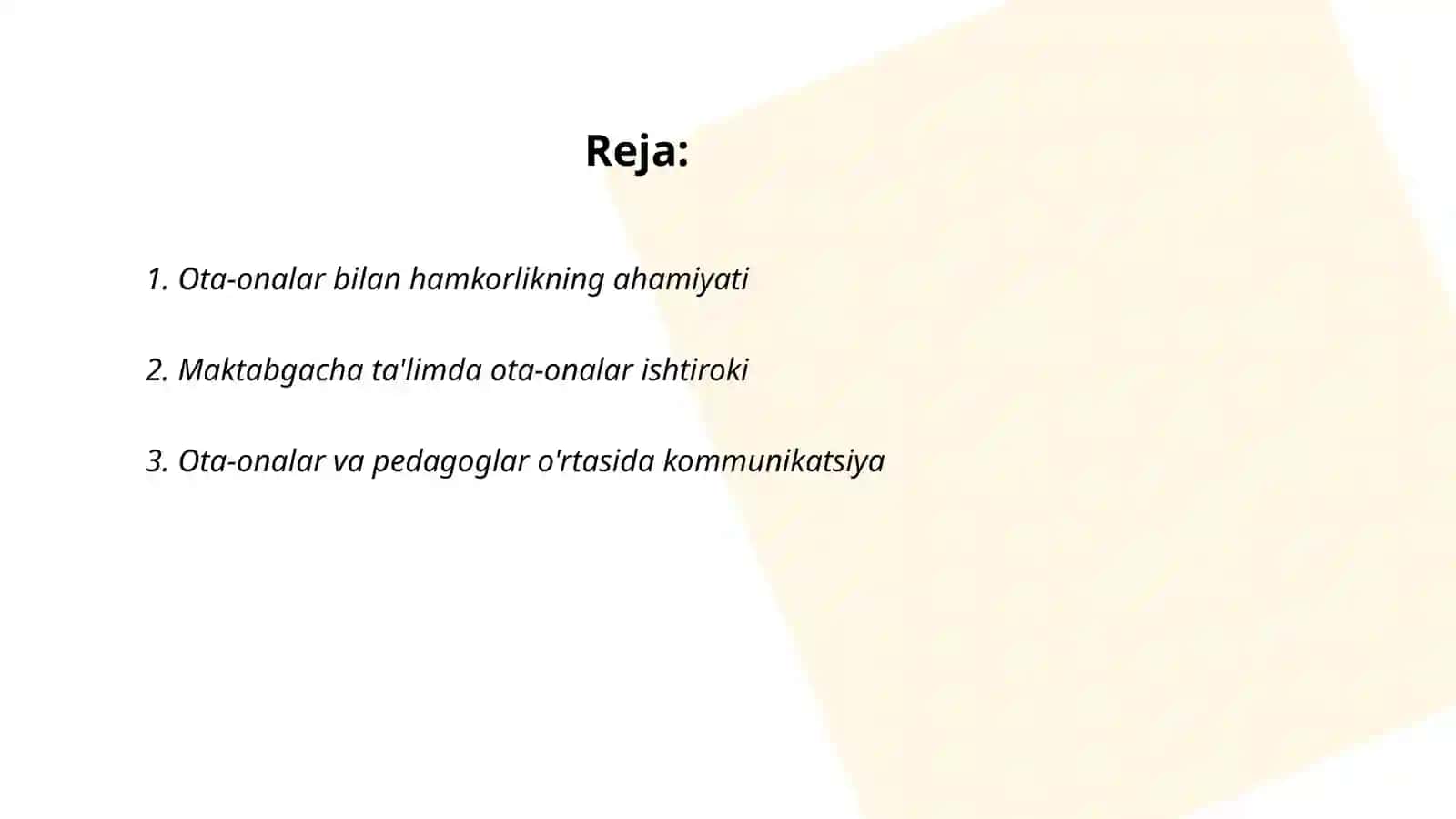 Maktabgacha ta'lim tashkilotlarida ota-onalar bilan hamkorlik 2
