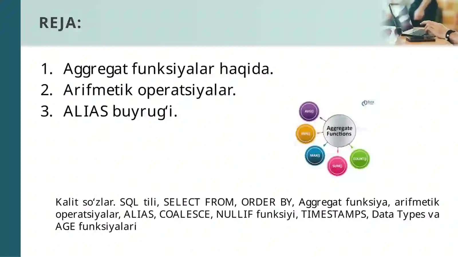 SQLfunksiyalar 2