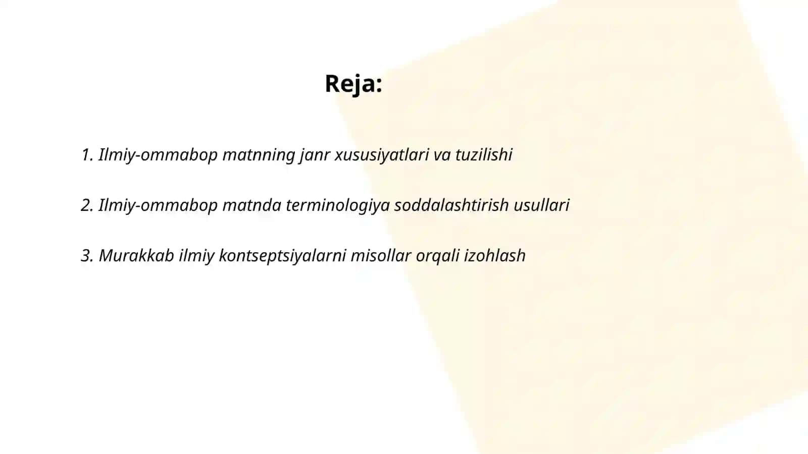 Ilmiy-ommabop asarlar matni tahlili 2