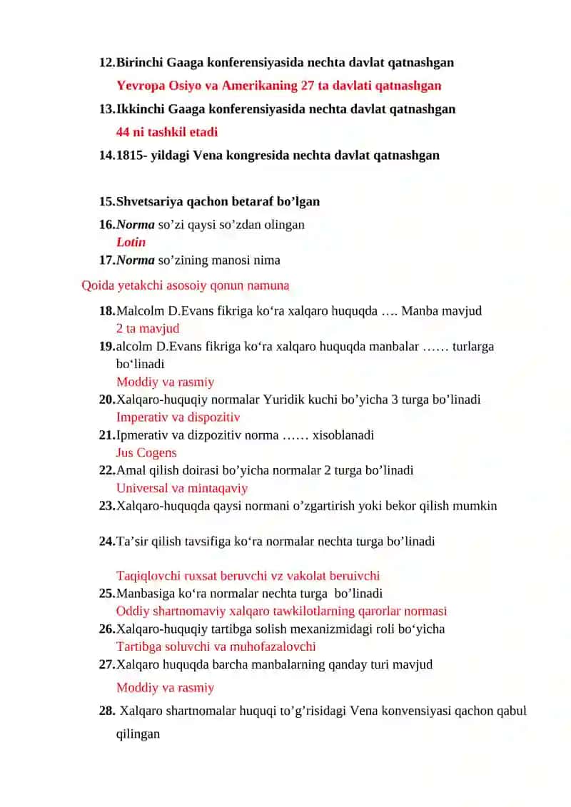 Xalqaro huquqning rivojlanishi 2