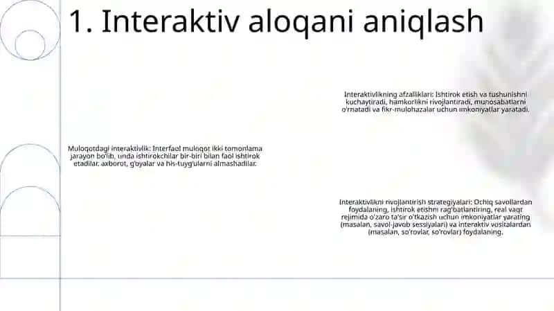 Muloqotning Interaktiv Tomoni 2