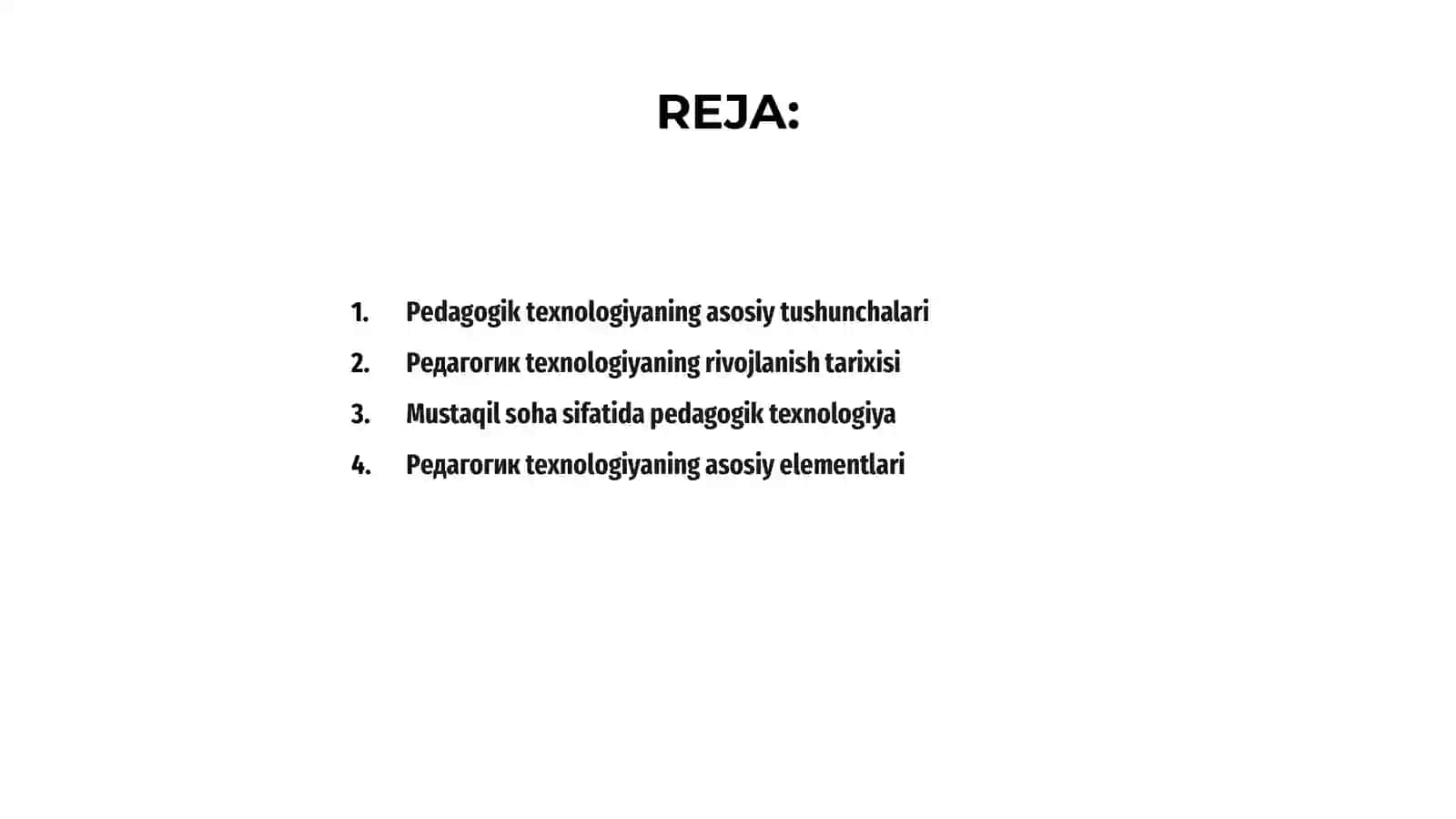 Pеdаgоgik tехnоlоgiya pеdаgоgikаning mustаqil sоhаsi sifаtidа 2