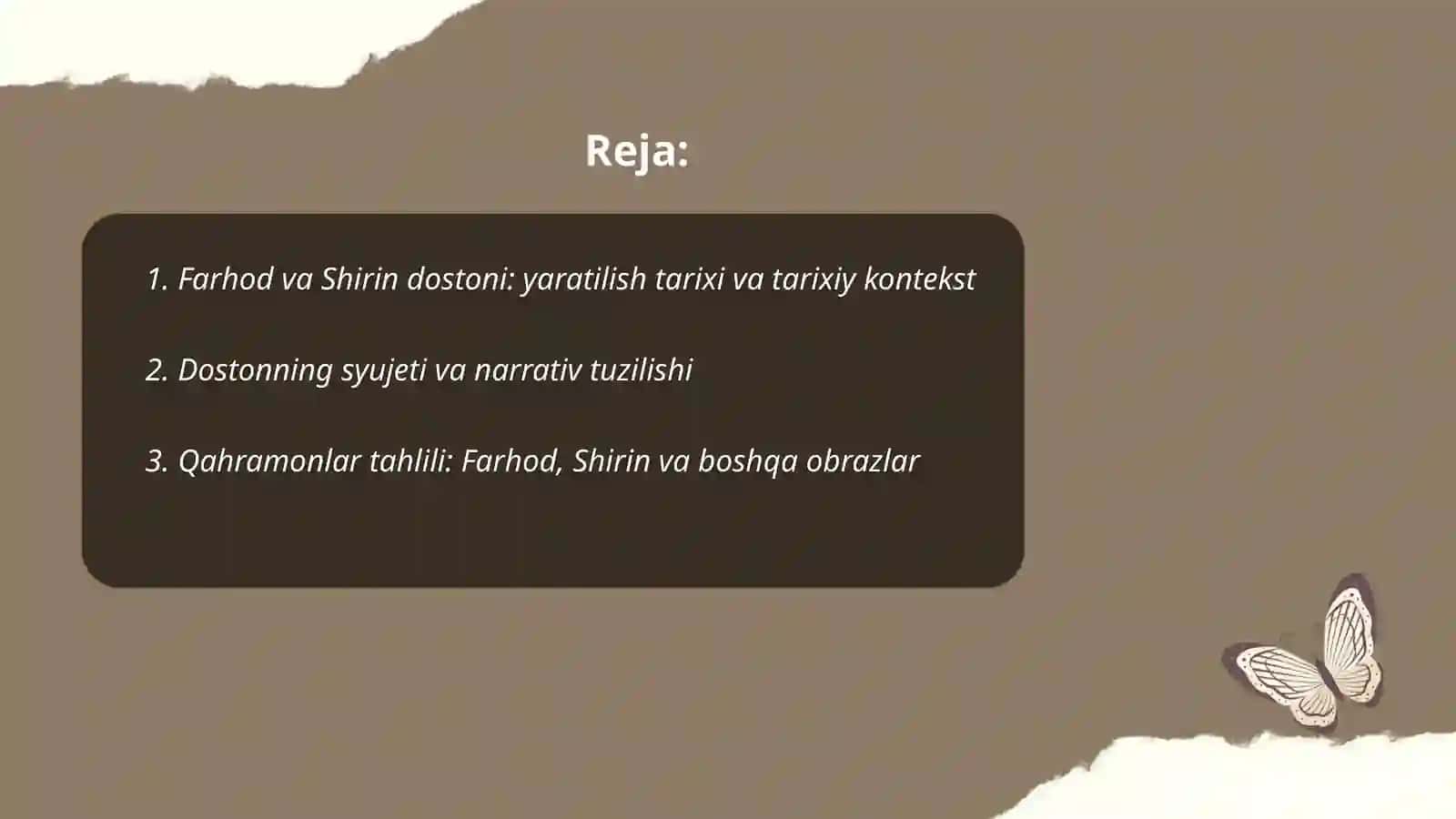 Alisher Navoiyning Farhod va Shirin dostoni 2