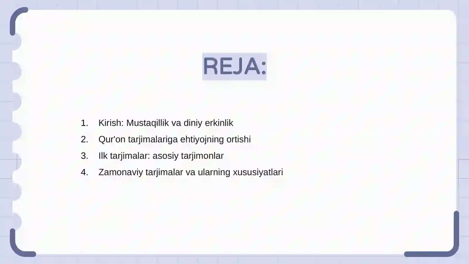 Qur'onning o'zbek tiliga tarjima qilinishi va tafsirlari 2